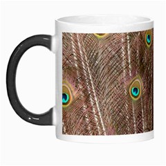 Peacock Feather Bird Exhibition Morph Mugs by Pakrebo