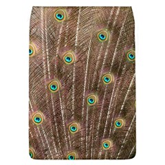 Peacock Feather Bird Exhibition Removable Flap Cover (l) by Pakrebo