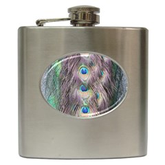 Peacock Bird Pattern Hip Flask (6 Oz) by Pakrebo