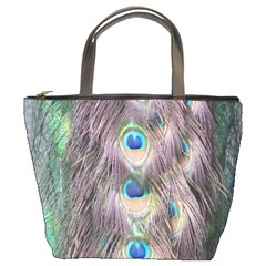 Peacock Bird Pattern Bucket Bag by Pakrebo