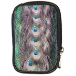 Peacock Bird Pattern Compact Camera Leather Case Front