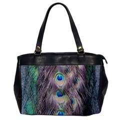 Peacock Bird Pattern Oversize Office Handbag by Pakrebo