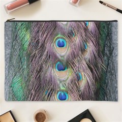 Peacock Bird Pattern Cosmetic Bag (xxxl) by Pakrebo