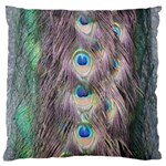 Peacock Bird Pattern Standard Flano Cushion Case (Two Sides) Front