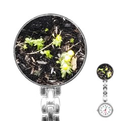 Signs Of Spring Stainless Steel Nurses Watch by Riverwoman