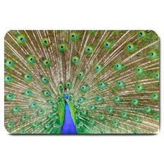 Peacock Color Bird Colorful Large Doormat  by Pakrebo