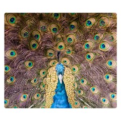 Peacock Feather Peacock Feather Double Sided Flano Blanket (small)  by Pakrebo