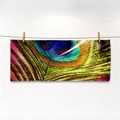 Peacock Feather Colorful Peacock Hand Towel