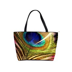 Peacock Feather Colorful Peacock Classic Shoulder Handbag by Pakrebo