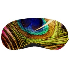 Peacock Feather Colorful Peacock Sleeping Masks