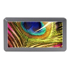 Peacock Feather Colorful Peacock Memory Card Reader (mini) by Pakrebo