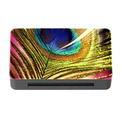 Peacock Feather Colorful Peacock Memory Card Reader With Cf by Pakrebo