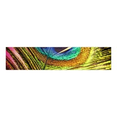 Peacock Feather Colorful Peacock Velvet Scrunchie