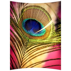 Peacock Feather Colorful Peacock Back Support Cushion