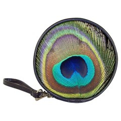 Peacock Feather Close Up Macro Classic 20-CD Wallets