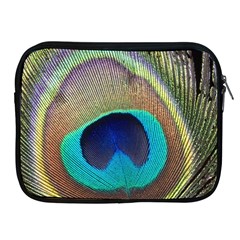 Peacock Feather Close Up Macro Apple iPad 2/3/4 Zipper Cases