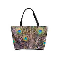 Pen Peacock Wheel Plumage Colorful Classic Shoulder Handbag by Pakrebo