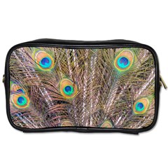 Pen Peacock Wheel Plumage Colorful Toiletries Bag (one Side) by Pakrebo