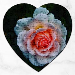 Favorite Rose  Jigsaw Puzzle (heart) by okhismakingart