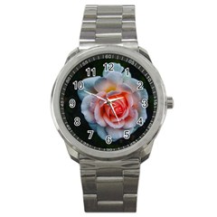 Favorite Rose  Sport Metal Watch by okhismakingart