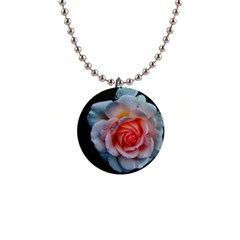 Favorite Rose  1  Button Necklace by okhismakingart