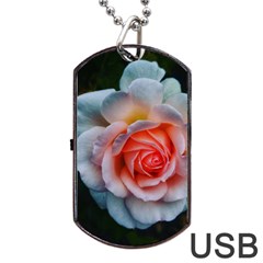 Favorite Rose  Dog Tag Usb Flash (two Sides) by okhismakingart