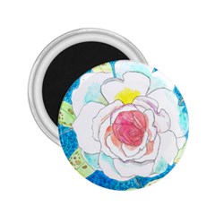 Favorite Rose Watercolor   2 25  Magnets by okhismakingart