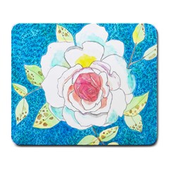 Favorite Rose Watercolor   Large Mousepads