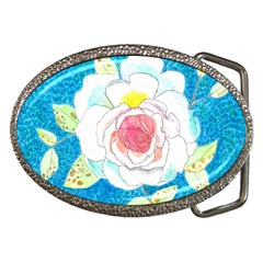 Favorite Rose Watercolor   Belt Buckles by okhismakingart