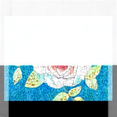 Favorite Rose Watercolor   Rectangular Jigsaw Puzzl by okhismakingart