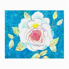 Favorite Rose Watercolor   Small Glasses Cloth (2-side) by okhismakingart