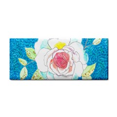 Favorite Rose Watercolor   Hand Towel by okhismakingart