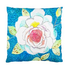 Favorite Rose Watercolor   Standard Cushion Case (two Sides) by okhismakingart