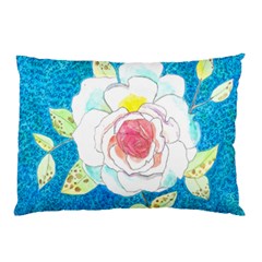 Favorite Rose Watercolor   Pillow Case by okhismakingart