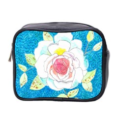 Favorite Rose Watercolor   Mini Toiletries Bag (two Sides) by okhismakingart