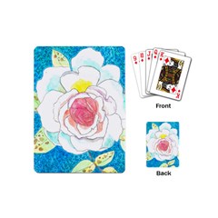 Favorite Rose Watercolor   Playing Cards (mini) by okhismakingart