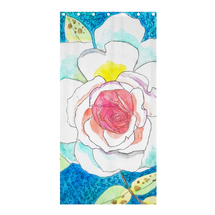 Favorite Rose Watercolor   Shower Curtain 36  x 72  (Stall) 