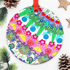 Plant Abstract Ornament (round) by okhismakingart