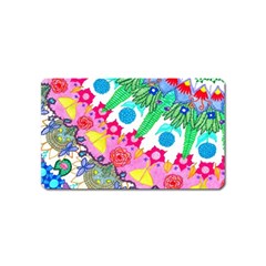 Plant Abstract Magnet (name Card) by okhismakingart