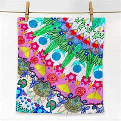 Plant Abstract Face Towel by okhismakingart