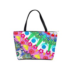 Plant Abstract Classic Shoulder Handbag by okhismakingart