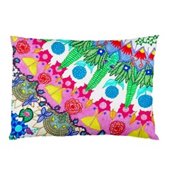 Plant Abstract Pillow Case (two Sides) by okhismakingart