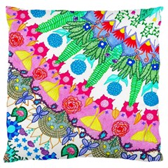 Plant Abstract Large Cushion Case (two Sides) by okhismakingart