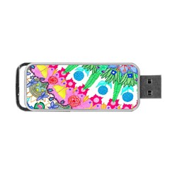 Plant Abstract Portable Usb Flash (one Side) by okhismakingart