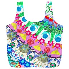 Plant Abstract Full Print Recycle Bag (xl) by okhismakingart