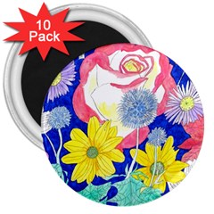 London Flora  3  Magnets (10 Pack)  by okhismakingart