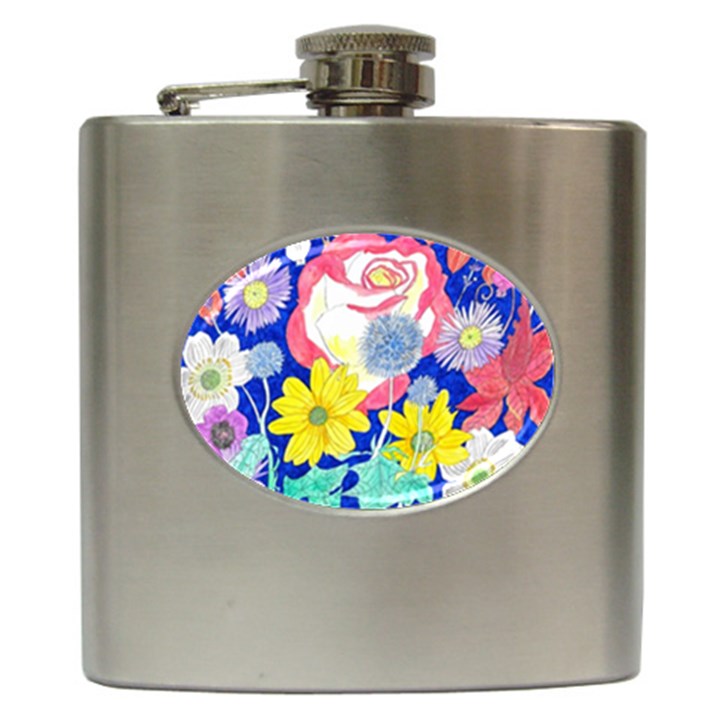 London Flora  Hip Flask (6 oz)