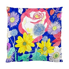 London Flora  Standard Cushion Case (two Sides) by okhismakingart