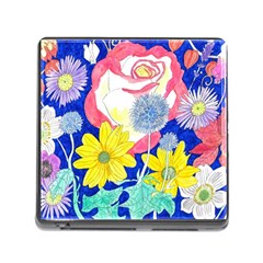 London Flora  Memory Card Reader (square 5 Slot) by okhismakingart