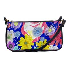 London Flora  Shoulder Clutch Bag by okhismakingart